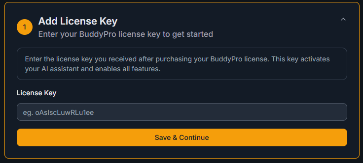 Dashboard screenshot