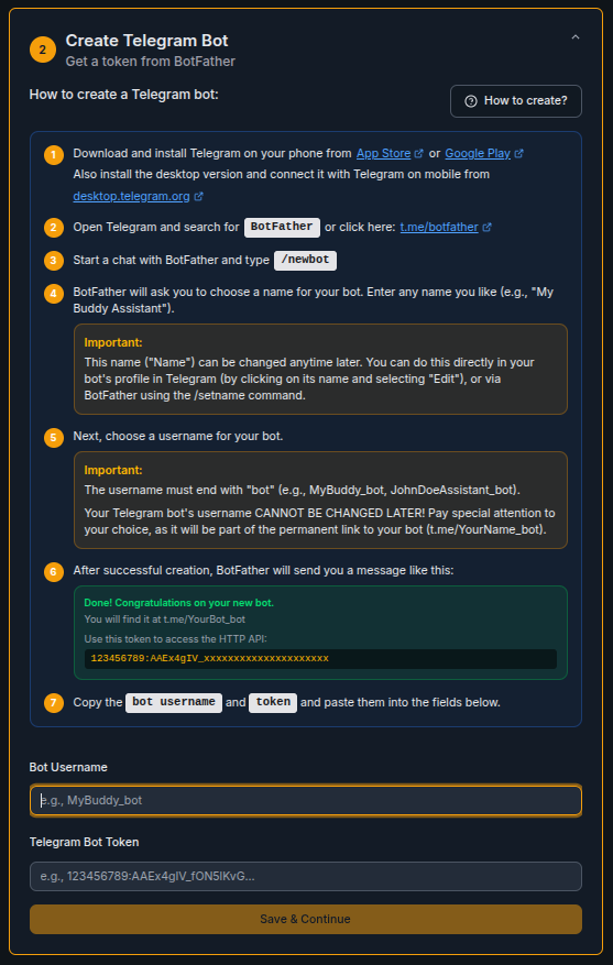 Dashboard screenshot