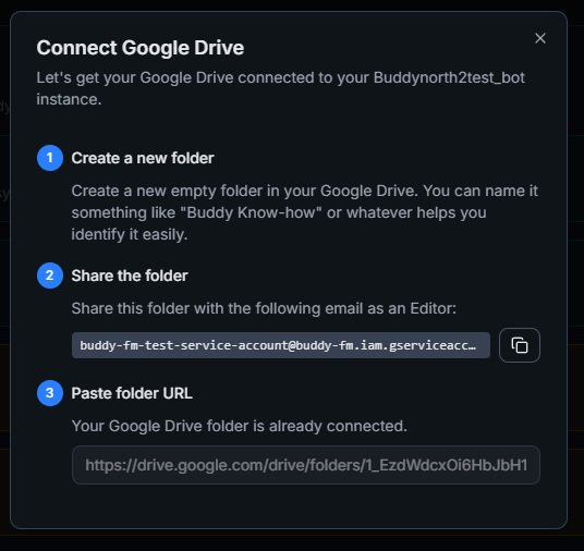 Dashboard screenshot