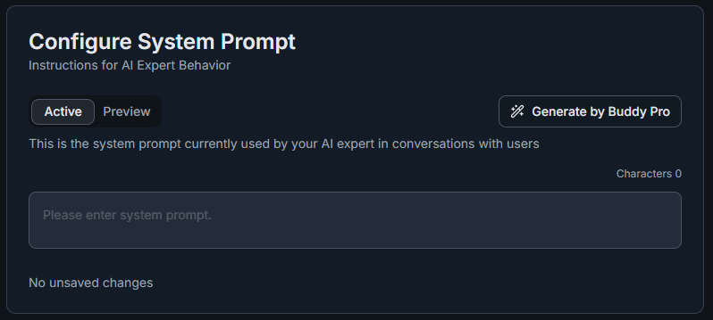 Dashboard screenshot