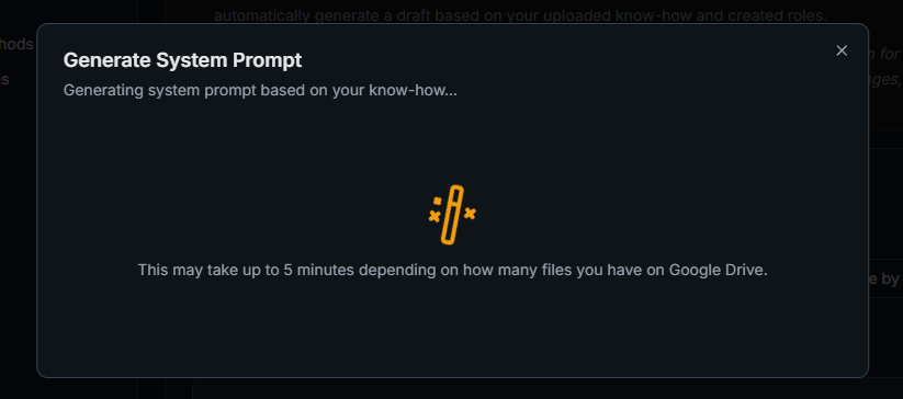 Dashboard screenshot